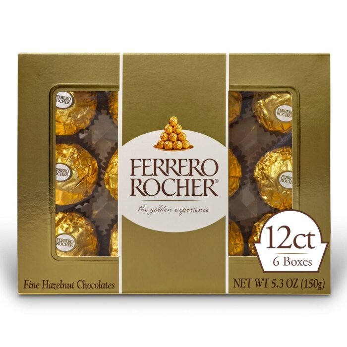 Ferrero Rocher Fine Hazelnut Chocolate  12x